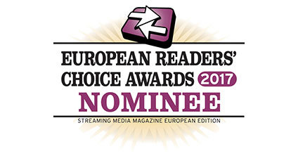 2017 Streaming Media European Readers' Choice Awards logo