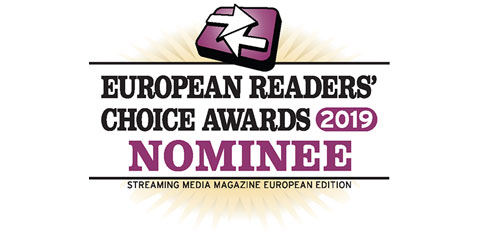 2019 Streaming Media European Readers' Choice Awards logo