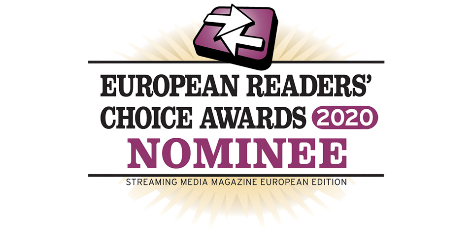 2020 Streaming Media European Readers' Choice Awards logo